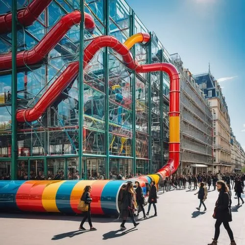 pompidou,beaubourg,samaritaine,paris shops,jussieu,galeries,friedrichstrasse,colorful balloons,hambourg,montpellier,corner balloons,mvrdv,haussmann,inflatable ring,bruxelles,colorful facade,waterloo plein,montparnasse,inflatables,karstadt,Photography,Documentary Photography,Documentary Photography 23