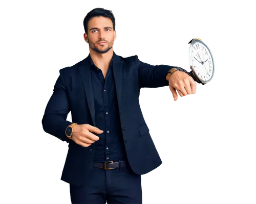 Muscular man, throwing money, mature adult, 30yo, strong facial features, short black hair, stubble, white dress shirt, black suit pants, leather belt, gold watch, confident posture, one hand throwing