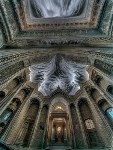 marble palace,ghost castle,boston public library,the ceiling,haunted cathedral,fractals art,hall of the fallen,pantheon,hdr,fractalius,iranian architecture,louvre,saint isaac's cathedral,library of congress,ceiling,360 °,the lviv opera house,the palace of culture,pillars,bucharest