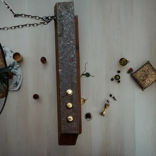 lies on the table, the table is white, top view,bookmark with flowers,christmas garland,wooden mockup,pin board,incense with stand,wooden shelf,wooden board,wood and grapes,wood and flowers,wooden rul