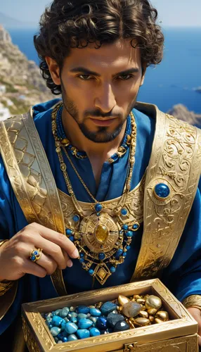 rafaello,athene brama,greek,thracian,poseidon god face,aladha,athos,greek god,elaeis,thymelicus,aegean,hellenic,merchant,gift of jewelry,sigean,male character,dimitrios,mediterranean,rhodes,aladin,Conceptual Art,Fantasy,Fantasy 11