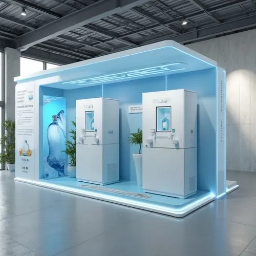 sales booth,cryotherapy,water dispenser,cryobank,watercooler,product display