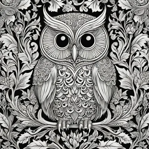 owl pattern,owl mandala pattern,owl art,owl background,owl digital paper,paisley digital background,owl,boobook owl,owl drawing,paisley pattern,owl nature,bart owl,seamless pattern,owl-real,plaid owl,owls,bubo bubo,hoot,reading owl,large owl,Illustration,Black and White,Black and White 05