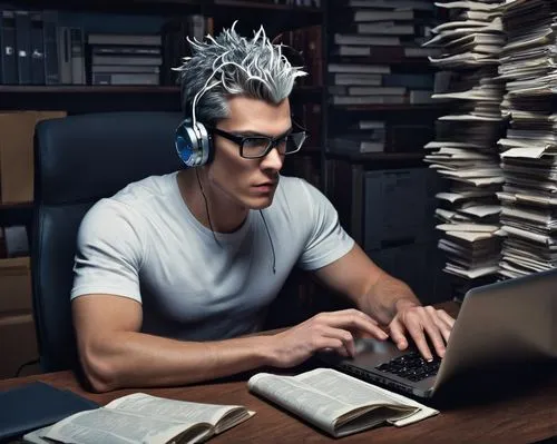 cybersurfing,content writers,cyberathlete,harnam,optiplex,man with a computer,night administrator,foam crowns,reading glasses,librarian,cyber glasses,cypherpunks,neurosky,librarians,bookwalter,brainstorm,computerologist,sysadmin,book glasses,sagmeister,Conceptual Art,Sci-Fi,Sci-Fi 09