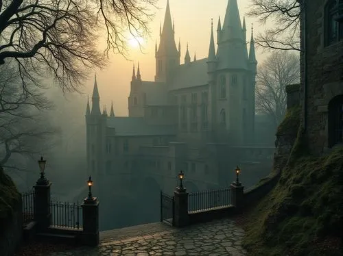 hogwarts,gothic church,neogothic,gothic,haunted cathedral,hohenzollern castle,gothic style,diagon,aachen,ravenloft,koln,hohenzollerns,nidaros cathedral,wizarding,ulm minster,bremen,spires,hohenzollern,fairy tale castle,cologne,Photography,General,Realistic