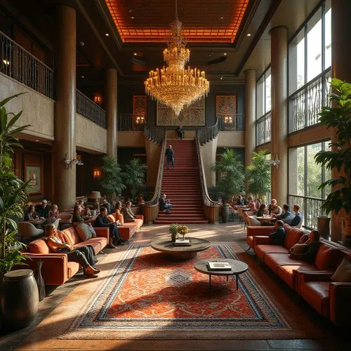 hotel lobby,lobby,atrium,foyer,hotel hall,rotana,gaylord palms hotel,atriums,pan pacific hotel,nemacolin,dragon palace hotel,kempinski,amanresorts,hotel riviera,royal interior,seating area,beverly hills hotel,interior decor,the cairo,shangri,Photography,General,Realistic