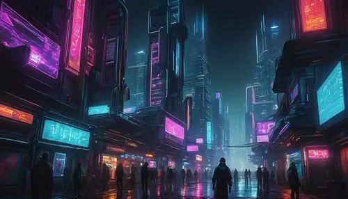 cyberpunk,bladerunner,cybercity,shinjuku,cybertown,metropolis,dystopian,replicants,cityscape,cyberscene,cyberia,fantasy city,cyberworld,shanghai,vapor,neon ghosts,tokyo city,tokyo,colorful city,neon arrows,Conceptual Art,Fantasy,Fantasy 13