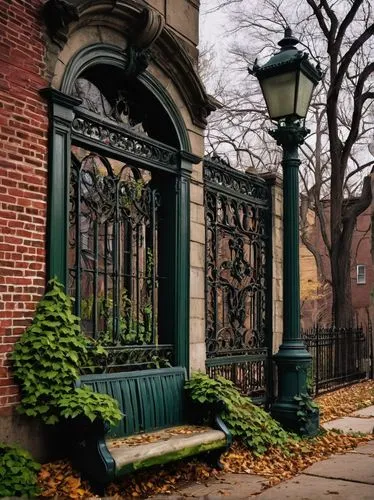 uiuc,park bench,soulard,cabbagetown,railings,rittenhouse,altgeld,penn,upenn,ironwork,ditmas,historic street lighting,princeton,riverside park,iron street lamp,street lamps,gas lamp,brownstones,evanston,benches,Photography,Black and white photography,Black and White Photography 05