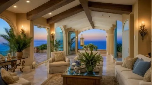 oceanfront,luxury home interior,family room,sunroom,beautiful home,holiday villa