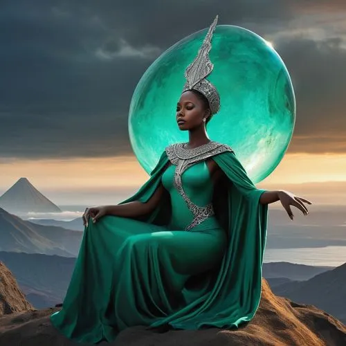 afrofuturism,oshun,teferi,celestina,niobe,obatala,Photography,Artistic Photography,Artistic Photography 15