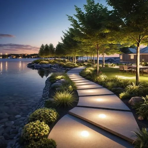 landscape design sydney,landscape designers sydney,harborwalk,waterfront,garden design sydney,walkway,Photography,General,Realistic