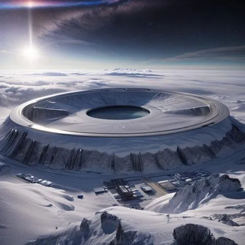 snow ring,saturnrings,ringworld,ice planet,south pole,hodas,kharak,sky space concept,circular ring,circumboreal,sulaco,delamar,antarctica,saucer,rings,futuristic landscape,orler,centauri,mirny,exoplanet