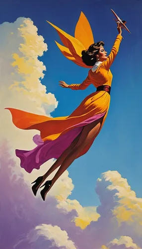 flying girl,flying seed,flying seeds,leap for joy,fairies aloft,sprint woman,whirling,leaping,leap,believe can fly,flying bird,flying,flying noodles,in flight,flying heart,flying carpet,fantasy woman,fantasia,wind vane,flying birds,Conceptual Art,Sci-Fi,Sci-Fi 14