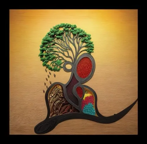 celtic tree,flourishing tree,tree of life,indigenous painting,african art,colorful tree of life,pachamama,argan tree,bodhi tree,shamanism,cd cover,cardstock tree,mother earth,the branches of the tree,