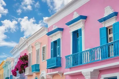 christiansted,curacao,bermuda,colorful facade,san juan,bermudian,anacapri,frederiksted,bermudians,rowhouses,sanjuan,oranjestad,anguilla,burano,pink city,row houses,rowhouse,curacoa,colorful city,burano island,Conceptual Art,Fantasy,Fantasy 23