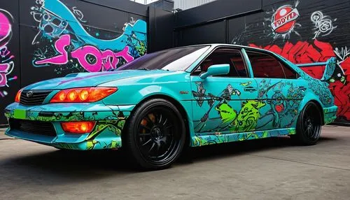 cartoon car,honda civic,custom car,kia soul,honda zest,green goblin,mitsubishi lancer evolution,scion xb,skittles (sport),3d car wallpaper,custom rims,pontiac aztek,customized,saturn vue,honda stepwgn,mg zs,geo metro,city car,subaru rex,honda ballade,Conceptual Art,Graffiti Art,Graffiti Art 01