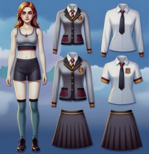 derivable,a uniform,uniforms,women's clothing,dressup,school skirt,school clothes,police uniforms,tailcoats,uniform,outfits,fashionable clothes,tailcoat,ravenclaw,attires,ladies clothes,trinian,shirttails,shirtdresses,turnarounds,Unique,Design,Character Design