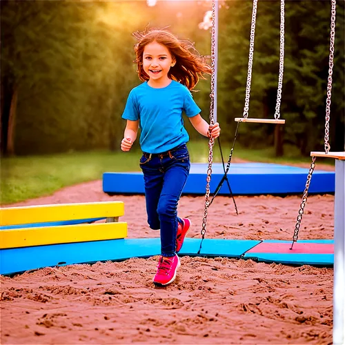 trampolining--equipment and supplies,children jump rope,little girl running,outdoor play equipment,little girl in wind,child in park,playing outdoors,little girl twirling,adventure playground,child playing,swing set,jump rope,playground slide,skipping rope,wooden swing,jumping rope,rope skipping,play area,children play,child model,Illustration,Abstract Fantasy,Abstract Fantasy 07