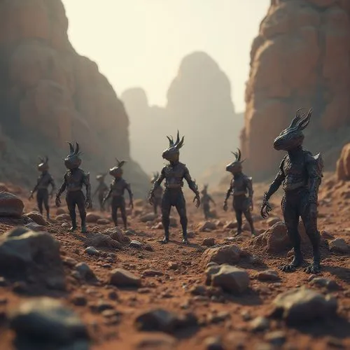 guards of the canyon,kobolds,oryxes,wanderers,patrols,guardians,Photography,General,Realistic