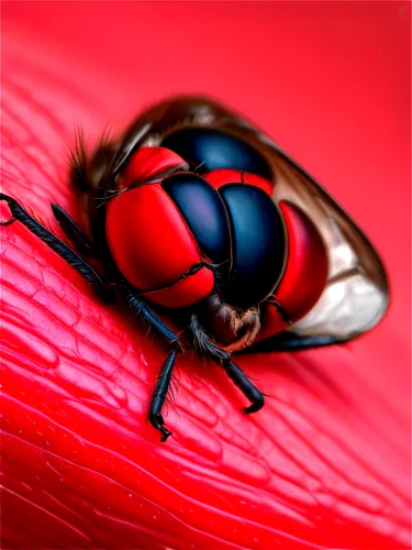 Close-up, horse fly bite, red swollen skin, painful expression, detailed texture, inflamed flesh, circular pattern, 3/4 composition, natural light, shallow depth of field, realistic, high-resolution.,