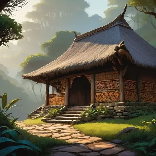 teahouse,japanese shrine,dojo,asian architecture,ancient house,longhouse,world digital painting,shrine,buddhist temple,wooden roof,tianxia,golden pavilion,baan,traditional house,oriental,the golden pavilion,background design,landscape background,kunplome,korowai,Conceptual Art,Oil color,Oil Color 04