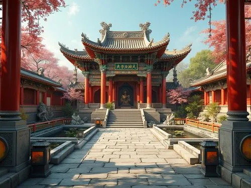 qibao,hall of supreme harmony,tianxia,qingcheng,buddhist temple,wudang,white temple,dacheng,wulin,hengdian,summer palace,baoqing,khenin,sanshui,xixia,asian architecture,dojo,zhifu,sanxia,shifeng,Photography,General,Realistic