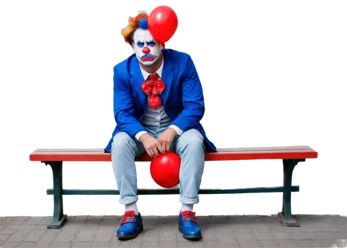 klown,clown,scary clown,creepy clown,clowned,pagliacci,it,horror clown,klowns,juggler,juggled,bozo,pennywise,unemployable,man on a bench,conceptual photography,clownish,joker,wackier,wason,Art,Classical Oil Painting,Classical Oil Painting 38