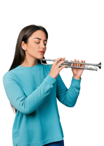 Instrument, flute, gentle fingers, soft blowing air, calming sound waves, peaceful atmosphere, closed eyes, relaxed facial expression, soft lighting, warm color tone, minimalist background, simple com