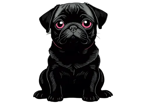 puga,edgar,pug,dog illustration,brachycephalic,puggy,pugsley,btrc,pugni,oberweiler,vector illustration,vector art,mastino,pugs,dog drawing,pugalur,vectorial,chunhyang,pugnacious,frenchified,Illustration,Black and White,Black and White 19