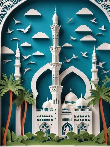 arabic background,mosques,qibla,ramadan background,muslim background,big mosque,grand mosque,mohammadzai,medinah,minarets,islamic,masjids,islamic architectural,city mosque,khorramshahi,mohammadabad,qari,hajj,sharqiyah,background vector,Unique,Paper Cuts,Paper Cuts 04