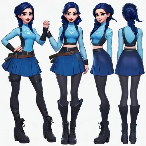 marinette,karou,evie,frosta,blusters,dressup,Unique,Design,Character Design