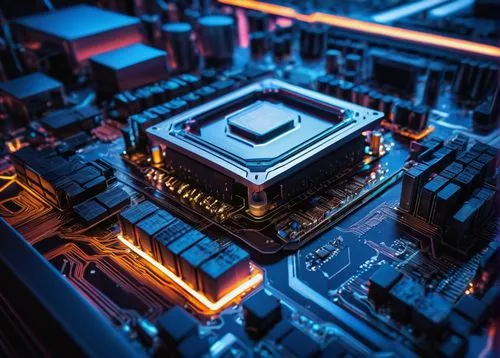 tilt shift,3d render,cpu,microdistrict,pentium,voxel,motherboard,square bokeh,ryzen,cinema 4d,processor,micro,uniprocessor,cybercity,circuit board,cybertown,microcomputer,3d rendered,multiprocessor,render,Art,Classical Oil Painting,Classical Oil Painting 34