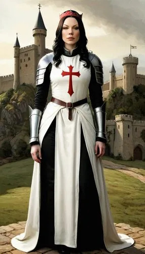 hospitaller,ermengarde,hospitallers,joan of arc,templar,cruzado,mediatrix,strahd,prioress,kimmeridgian,franciscana,pastora,crusader,castleguard,berengaria,tarja,dorota,christendom,puft,elseneer,Illustration,Black and White,Black and White 02