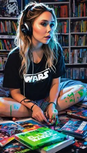 librarian,nes,sega genesis,neon body painting,book electronic,dvds,computer games,book store,atari,cds,gamer,bookworm,glow in the dark paint,gamers round,comic book,comic book bubble,gamer zone,bookstore,digiart,comicbook,Conceptual Art,Graffiti Art,Graffiti Art 08