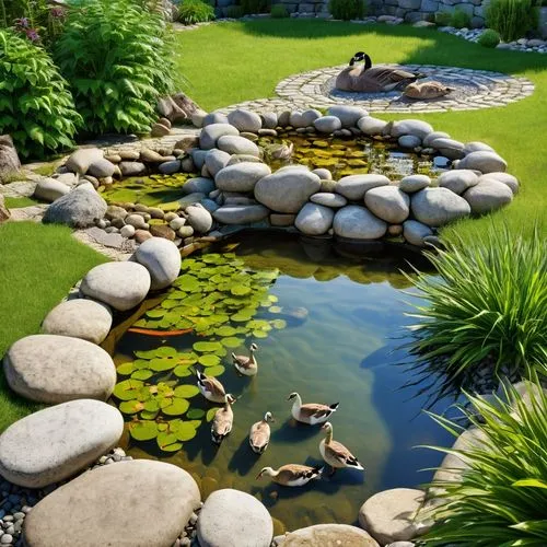 garden pond,koi pond,japanese zen garden,japanese garden,japanese garden ornament,zen garden