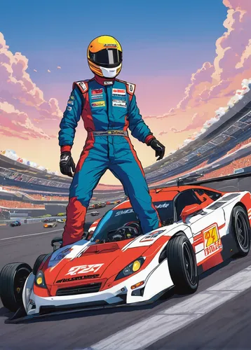 automobile racer,sports car racing,race car driver,acura arx-02a,daytona sportscar,california raceway,racer,game car,racing video game,auto racing,sports prototype,endurance racing (motorsport),race driver,racecar,race car,auto race,motorsports,motor sports,formula racing,radical sr8,Illustration,Japanese style,Japanese Style 13