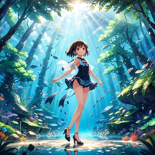 forest background,ushio,tianyi,euphonious,underwater background,miku maekawa,suzumiya,in the forest,fairy forest,inoa,kantai collection sailor,fairy world,clannad,shigure,japanese sakura background,touhou,mio,wonderland,forest floor,forest walk,Anime,Anime,Realistic