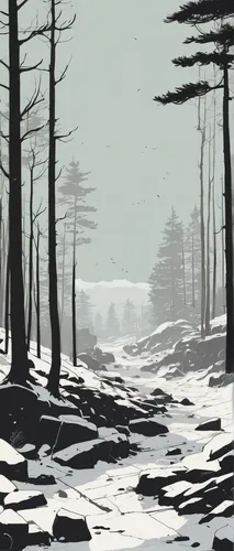 Paint a gloomy map of Westeros with desolate ruins and dark, haunted forests.,winter forest,pine trees,winter landscape,snow in pine trees,pine forest,snowy landscape,snow landscape,spruce forest,swam