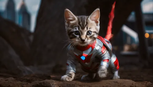 ultraman,cat warrior,supercat,ocelot,bubastis,nuka,tabby kitten,kittani,alleycat,kitterman,mogwai,ocelots,miqati,stray kitten,chitauri,firecat,cartoon cat,miqdad,stray cat,kitten,Photography,General,Fantasy