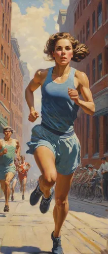 female runner,sprint woman,long-distance running,middle-distance running,running,running fast,free running,run,to run,sprinting,run uphill,runner,racewalking,running frog,little girl running,running shoes,aerobic exercise,running shoe,runners,running machine,Art,Classical Oil Painting,Classical Oil Painting 15