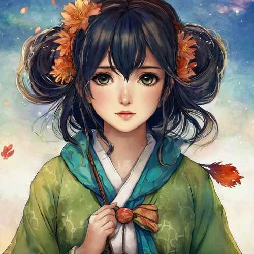 kimono,mukimono,hanbok,hinata,japanese floral background,flora,fantasy portrait,portrait background,geisha,falling flowers,girl in flowers,autumn background,lilikoi,autumn icon,holding flowers,blossoms,flower painting,koto,fiori,autumn flower,Conceptual Art,Daily,Daily 34