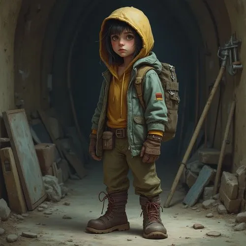 gavroche,gekas,children of war,world digital painting,postapocalyptic,heatherley