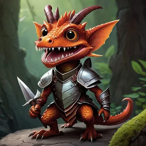 kobold,skylander giants,scandia gnome,massively multiplayer online role-playing game,forest dragon,dragon li,draconic,painted dragon,cynorhodon,dragon slayer,dragon lizard,skylanders,dwarf armadillo,paysandisia archon,dwarf sundheim,acrid chestnut,twitch icon,saurian,vidraru,imp,Illustration,Realistic Fantasy,Realistic Fantasy 05