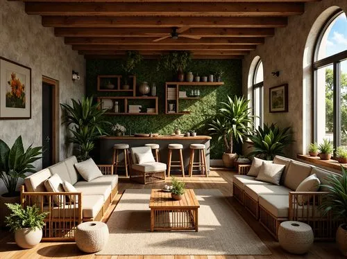 house plants,houseplants,loft,breakfast room,houseplant,patios,sunroom,living room,home interior,potted plants,patio,sitting room,indoor,interior design,interiors,interior decor,livingroom,contemporary decor,potted palm,alcove