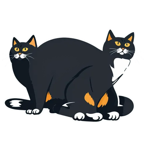 cat vector,ravenpaw,thunderclan,shadowclan,catterns,georgatos,riverclan,halloween cat,halloween vector character,skyclan,garrison,suara,capricorn kitz,tomcats,katzenellenbogen,starclan,familiars,catclaw,faunus,windclan,Unique,Design,Sticker