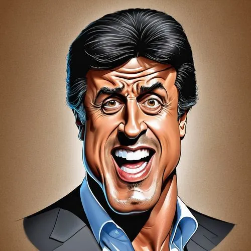 stallone,pacino,caricature,caricaturist,kouchner,cucinotta