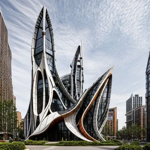 futuristic architecture,hudson yards,futuristic art museum,steel sculpture,santiago calatrava,calatrava,chrysler building,hongdan center,modern architecture,alien ship,9 11 memorial,public art,kirrarchitecture,starship,solar cell base,steel construction,sculpture park,beautiful buildings,wuhan''s virus,pudong,Architecture,Industrial Building,European Traditional,Gaudí