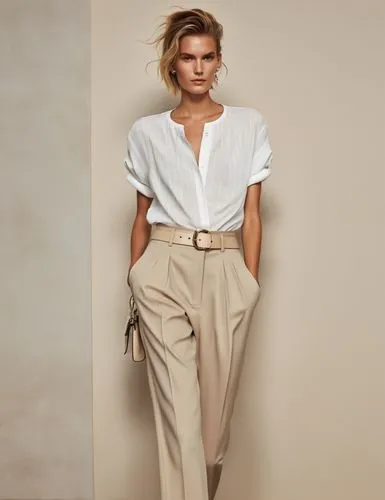 menswear for women,pantsuit,khaki,khaki pants,jumpsuit,women's clothing,woman in menswear,trousers,neutral color,suit trousers,one-piece garment,women clothes,women fashion,brown fabric,ladies clothes,bolero jacket,plus-size model,white coat,female model,river island,Photography,General,Realistic