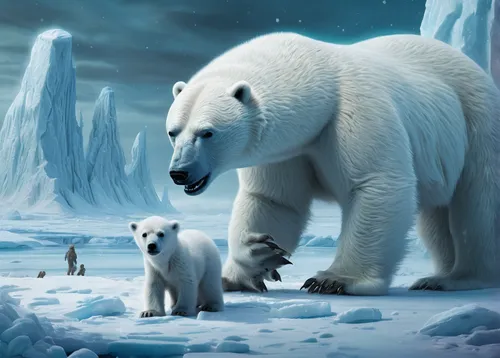 ice bears,polar bears,polar bear children,ice bear,icebear,arctic,polar,polar bear,grizzlies,aurora polar,winter animals,white bear,young polar bear,arctic ocean,nordic bear,polar bare coca cola,sea ice,global warming,polar aurora,north pole,Conceptual Art,Sci-Fi,Sci-Fi 13