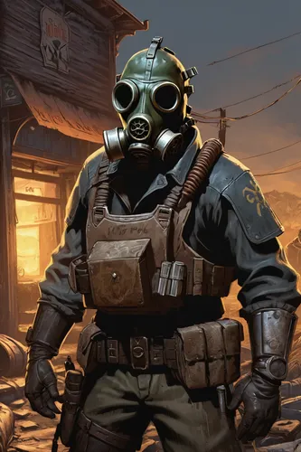 gas mask,respirator,respirators,pollution mask,ventilation mask,smoke background,chernobyl,fuze,hazmat suit,poison gas,protective mask,fresh fallout,hazardous,wasteland,steel helmet,post apocalyptic,beekeeper's smoker,fallout,eod,mute,Illustration,American Style,American Style 13